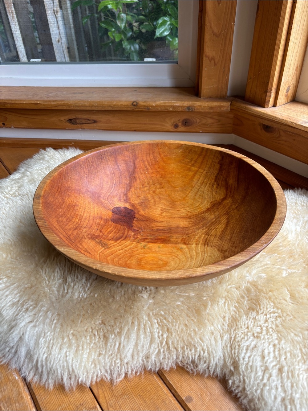 Antique Primitive Wooden Bowl